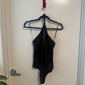 Abercrombie & Fitch Black Halter Bodysuit